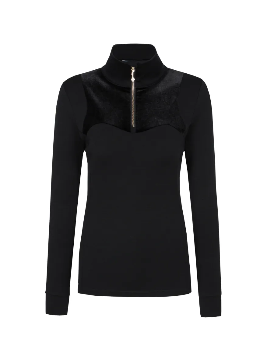 Bilde av WoolLand Sirdal woman top Sort